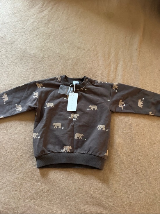 Jamie Kay Other - Jamie Kay Brown Bear Print Crewneck Sweatshirt